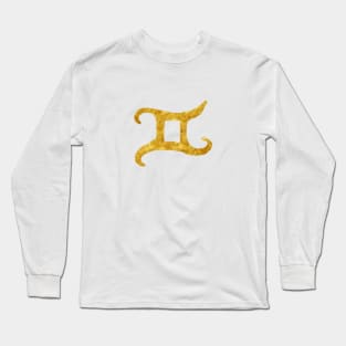 Goden Gemini Sign Long Sleeve T-Shirt